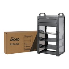 9U Network Rack, 10 inch Mini Server Rack with 2 Side Translucent Panels & 2 Top picture