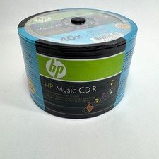 HP Music CD-R 40x 700MB 80 Min 50pk New Sealed picture