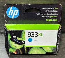 NEW Genuine HP 933XL Cyan Color Ink Cartridge Exp. Date 9/2024+ (Minor Box Dmg) picture
