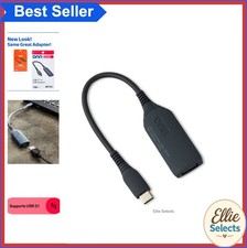 USB-C to USB Adapter 4 Inch Black 5 Gbps Data Transfer for Laptop PC Charging picture
