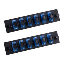 Duogalia Fiber Patch Panel SC-UPC-6 Port, 2-Pack picture