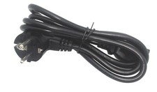 EU Plug Power Cord Cable European 2 Pin AC Adapter Charger Cable Black picture