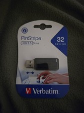 New Verbatim Pinstripe 32GB USB 2.0 Flash Drive picture