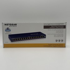 NETGEAR GS116 16 Port Gigabit Unmanaged Switch NEW Open Box picture