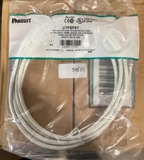 5 Panduit UTPSP9Y Category 6 RJ45 Ethernet Patch Cords 9ft Booted TangleFree NEW picture