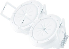 Construct Pro Speedy’Z Mini Spring-Lock Cable Pass-Through Port – Pair, White, picture