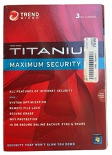 Trend Micro Titanium MAXIMUM SECURITY 3 PC License 2011 picture
