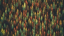 Landscape forest nature fall art Custom Gaming Mat Desk picture