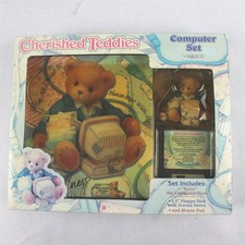 NIB Vintage 1999 Enesco Cherished Teddies Computer Set picture