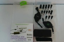 ReTrak Retractable Universal Ultrabook/Netbook/Notebook/Laptop Charger, Black  picture
