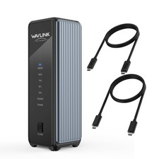 USB-C/USB4 Dual Bay M.2 NVMe SSD Enclosure for 2230/2242/2260/2280 NVME SSDs picture