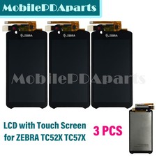 3pcs LCD with Touch Screen Replacement for ZEBRA TC52X TC57X TC52AX picture