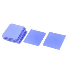 GPU CPU Heatsink Conductive Thermal Cooling Pad 30x30x1mm 10pcs. Blue picture