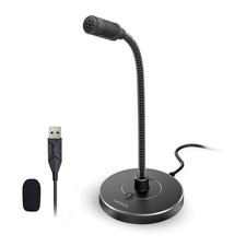 USB Computer Microphone G009, Noise-Cancelling Recording Desktop Mic for PC/L... picture