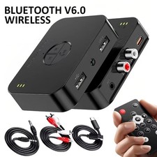 65FT Bluetooth 6.0 Stereo Audio Receiver Remote USB MP3 RCA AUX Home Car Speaker picture