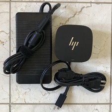 HP Thunderbolt G2 (3TR87UT#ABA) Combo Cable Docking Station + 230W Power Supply picture