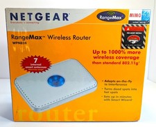NETGEAR WPN824 RangeMax Wireless Router MIMO 2 4GHz 108Mbps New In Box picture