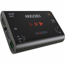 INOGENI 4K Ultra HD to USB 3.0 + HDMI loop analog audio & VISCA picture