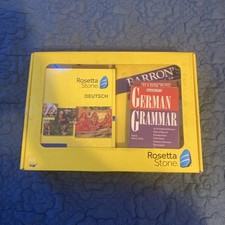 Rosetta Stone German Level 1-5 Set With Set Of Barron’s German Books picture