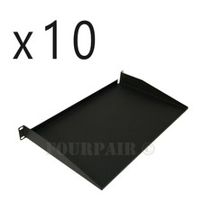 10 Pack - 1 Space Cantilever Server Monitor Rack Mount Shelf - 19