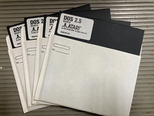 DOUBLE DENSITY DISKS Atari DX5075 DOS 2.5 (DD) 4 each 5 1/4 disks 800/XL/XE Gen picture