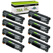 8PK CE278A 78A Toner for HP LaserJet Pro P1606dn P1566 M1536dnf P1606 GREENCYCLE picture