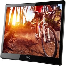 AOC e1659Fwu 16-Inch Ultra Slim Powered Portable LED Monitor picture