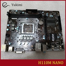 FOR MSI H110M NANO DDR4*2 LGA1151 32GB Intel DVI-D Micro-ATX Ｍotherboard Test OK picture
