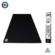 Extra Large Gaming Mouse Pad 48 x 24 Inch Black Rubber Base Waterproof Nonslip picture