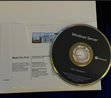 New Microsoft Windows Server 2022 Standard 64-bit License & DVD 16 Core sealed picture