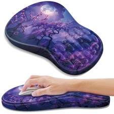 YIWEI Ergonomic Mouse Pad with Wrist Rest for Carpal Tunnel Pain Relief picture