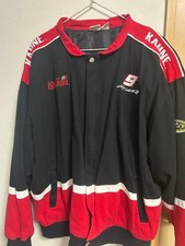 Rare 90s Vintage Clothing NASCAR Racing Jacket, Kaisi Kane, Embroidered. picture