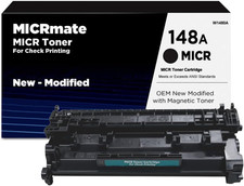 Brand W1480A OEM New Modified MICR Toner Cartridge for Check Printing for Use in picture