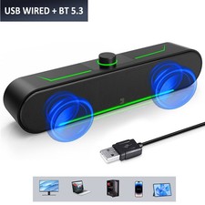 Wired USB Computer Speakers for Desktop Pc,Bluetooth PC Speakers Laptop Monitor picture