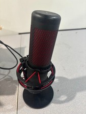 HyperX QuadCast USB Condenser Microphone Red Black Streaming Gaming PC Mac PS4 picture