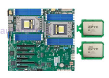TTY T1DEEP=H12DSi-N6 E-ATX SP3 Motherboard For Supermicro +2x For AMD EPYC 7K62 picture
