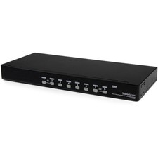 StarTech 8 Port 1U Rackmount USB KVM Switch with OSD, TAA picture