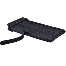60PCS Premium 6-Inch Adjustable Cord Ties Microfiber Cloth Cable Management Stra picture