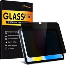 Privacy Screen Protector Tempered Glass Film for iPad 11th A16 - 1 Pack picture