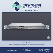 Juniper MX204-R Router / 4x 100GbE QSFP28, 8x 10GbE SFP+, 400G, 2x AC picture