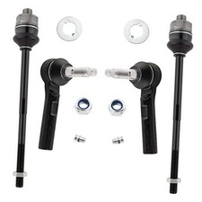 4pc Inner & Outer Tie Rod End Kit ES3488 ES3609 Fits 2002-2006 Chevy picture
