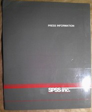 1988 SPSS Press Kit - SPSS for OS/2 & Graphics Interfaces to Informix  & Sybase picture