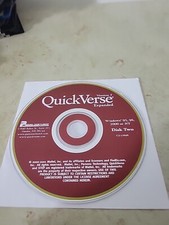 Quick Verse Version 7 Expanded Windows 95/98 2000 NT Bible Reference CD Disc 2 picture