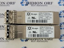 Lot of 2x QLogic AFBR-57F5MZ-QL 16GB SFP+ Module, Grade A, SKU 23401 picture