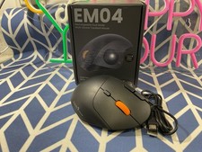 ProtoArc Wireless EM04 PC Ergonomic Bluetooth Trackball Mouse picture
