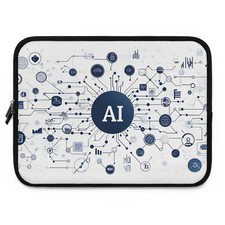 AvalgArt – Laptop Sleeve – AI Circuit Board Design picture