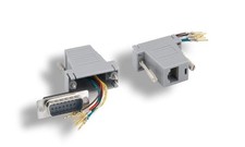 RJ45 to DB15-M Modular Adapter DB15M DA15 picture