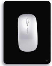 Small Mouse Pad 6 x 8 Inch Black Mini Non Slip Mat for Laptop Office Travel picture
