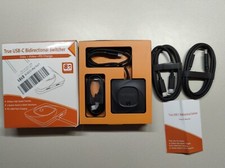 USB-C Bidirectional Switcher, Data-Video-PD Charge. 8K Ultra HD Display picture