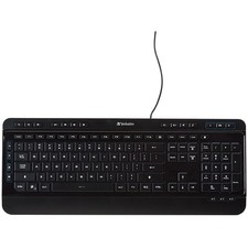 Verbatim 99789 Kb Illuminated Wired Keyboard Usb Type-A Retail picture